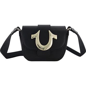 True Religion Mini Flap Crossbody Bag in Black at Nordstrom Rack