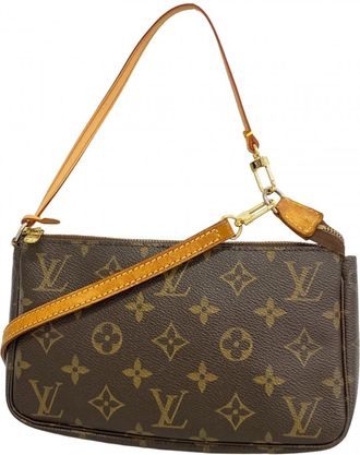 Louis Vuitton Brown Pouch (Pre-Owned)