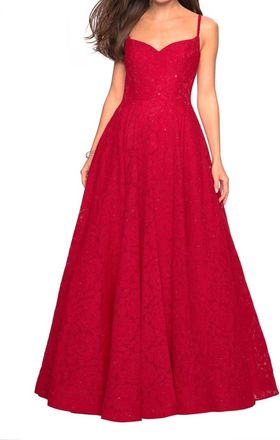 La Femme Prom Dress In Red