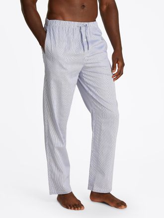 Tommy Hilfiger Pyjamahose WOVEN PJ PANT PRINT, Herren, Gr. XXL (56), N-Gr, blau (vessel blau), Jersey, Obermaterial: 100% Baumwolle, TOMMY HILFIGER UNDERWEAR, gestre