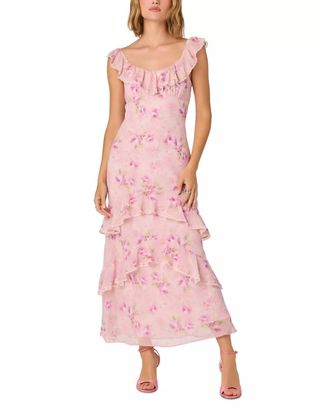 Astr Laisha Dress In Pink Floral