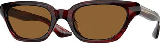 Oliver Peoples OV5512SU 1983C 167553 Womens Sunglasses Burgundy Size 52