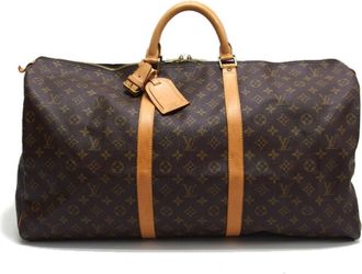 Louis Vuitton Brown Monogram Canvas Boston Bag (Pre-Owned)