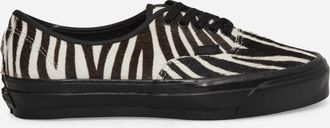 Vans Life is Unfair Authentic 44 LX Pony Hair Sneakers Zebra