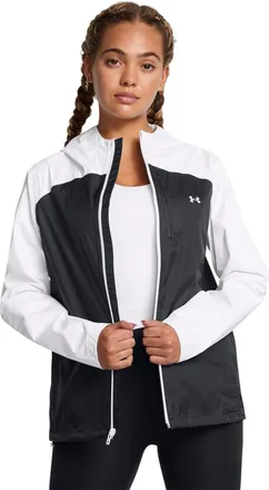 Under Armour Dames Cloudstrike Kleurenblok Hoodiejack (Zwart)