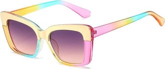 Generic Trendy Womens Vacation Photo Shoot Sunglasses Mens Outdoor Sports Commuter Sun Glasses(Pink)