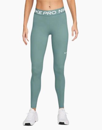 Nike Womens Nike Pro Tights Sage Green Leggings - Size: S
