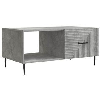 vidaXL Mesa De Caf&eacute; Gris Hormig&oacute;n 90 X 50 X 40 Cm Madera De Ingenier&iacute;a Vidaxl
