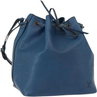 Louis Vuitton Pre-owned Bucket Bags, female, Blue, Size: ONE SIZE Pre-owned Bucket Bag