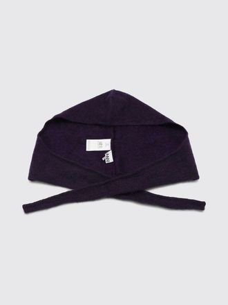 Ganni Berretto beanie in misto lana e mohair con logo Butterfly