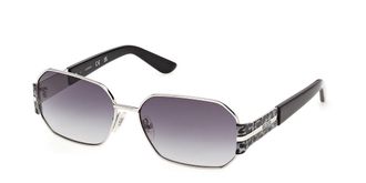 Guess GU00356 10B Womens Sunglasses Silver Size 58