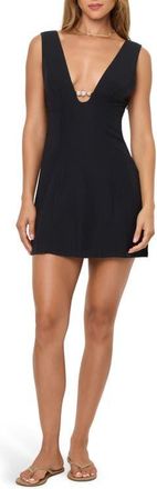 L*Space Magnolia Cover-Up Minidress in Black at Nordstrom, Size X-Small