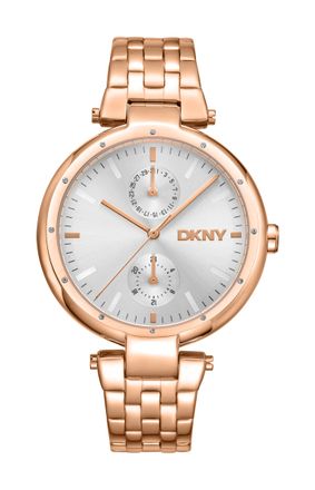 DKNY Womens 316L Stainless Steel Watches - Rose Gold