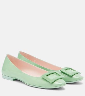 Roger Vivier Bailarinas Gommettine de charol