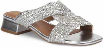 Bruno Menegatti Womens Verina Slide Sandal In Silver