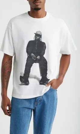 Bravado Oversize Pusha T My Name Is Graphic T-Shirt in White at Nordstrom, Size Xx-Large