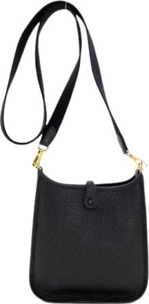 Herm&egrave;s Pre-owned Schoudertas - Dames - Vintage Schoudertas - Zwart - ONE Size - Leer - Vintage