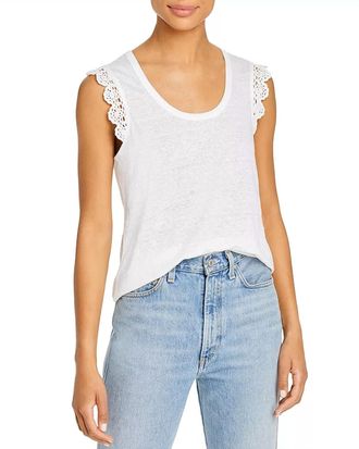 Paige Chrissy Tank In White