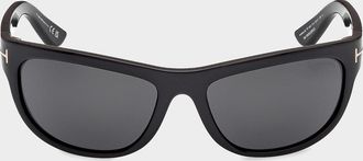 Tom Ford Men & apos;s Anders-02 Acetate Rectangle Sunglasses
