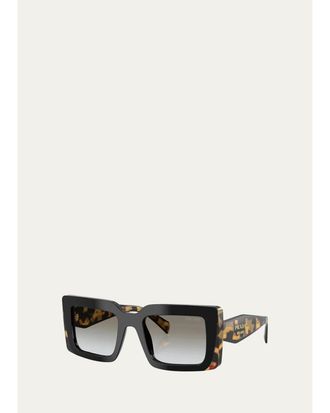 Prada 53MM Rectangular Sunglasses