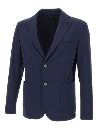 Diktat two-button patch-pocket blazer - Blue