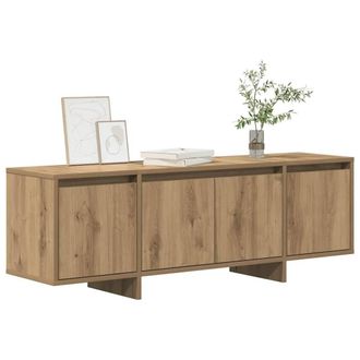 Berkfield Home TV Cabinet Artisan Oak 120x30x40.5 cm Engineered Wood in Brown
