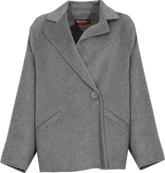 Max Mara Guinea Short Coat In Cashmere And Wool