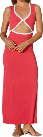 L*Space Steph Dress In Pout / Cream