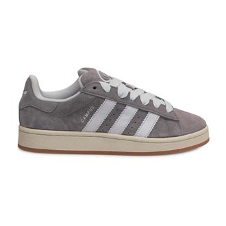 adidas Grijze leren sneakers met logo - Heren - Sneakers - Grijs - 46 EU - Schoenen