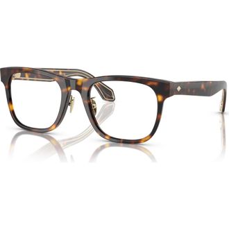 Giorgio Armani 53mm Square optical glasses in Tortoise at Nordstrom