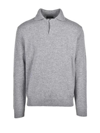 Zanone Zanone Knitted Polo Shirt - Grey