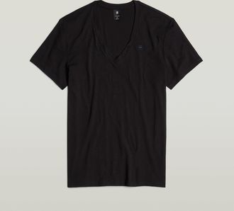 G-Star Base V-Hals T-Shirt Set Van Twee - Zwart - Heren