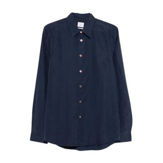 Paul Smith Casual Shirts, male, Blue, S, Regular Fit Shirt