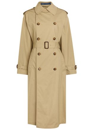 Polo Ralph Lauren Chelsea Belted Stretch-cotton Trench Coat - Tan - S (UK8-10 / S)