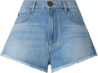 Pinko Pinko, Korte Broeken, Dames, Blauw, W30, Denim, Serengeti Denim Shorts