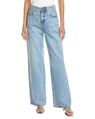 Blank NYC Blank Nyc Diamonds In The Sky Light Indigo High-Rise Wide Leg Jean