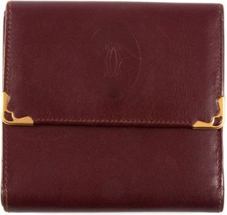 Cartier Portafoglio in pelle anni 90 - Rosso