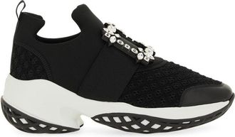 Roger Vivier Viv Run Slip-On Crystal Accents Sneakers