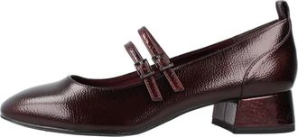 Tamaris Schoenen, Dames, Bruin, 37 EU, Schoen met dubbele band en blokhak