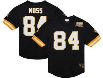Mitchell & Ness Mens Mitchell & Ness Randy Moss Black Minnesota Vikings Retired Player Name & Number Mesh Top at Nordstrom, Size Xxx-Large