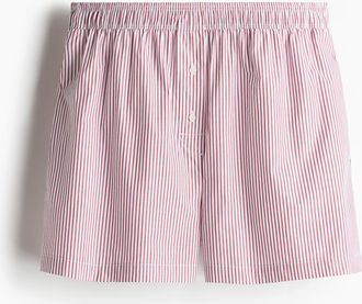 H&M Popelineshorts - Red