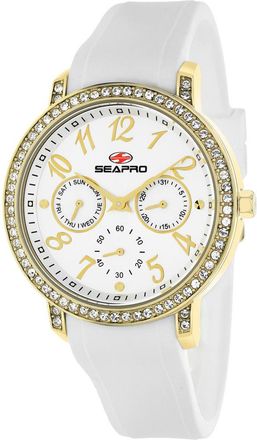 Seapro Womens Swell Silver Round 37mm