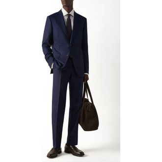Ermenegildo Zegna 15Milmil15 Wool Suit in Dark Blue at Nordstrom, Size 48 Us