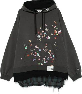 Miharayasuhiro Felpa con cappuccio - Nero