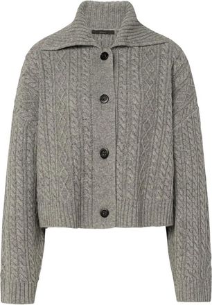 Windsor Cardigan - Dames - Vesten - Grijs - L - Truien & Vesten