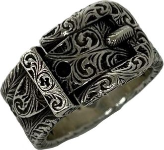 Gucci Silver Silver 925 Band Ring (Pre-Owned)
