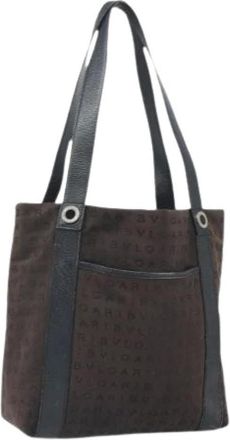 Bulgari Pre-owned Tote Bags, female, Black, Size: ONE SIZE Pre-owned Vintage Tote Bag