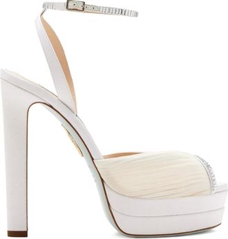 Aquazzura 130 mm Be Mine sandalen - Wit