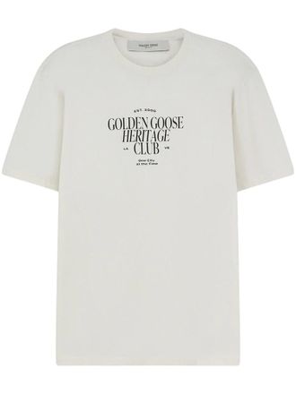 Golden Goose Journey Vintage Gauze Cotton T-Shirt