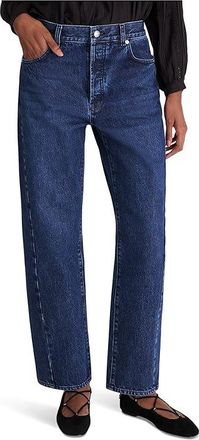 Madewell Pieced Barrel In Mckinney Wash Womens Jeans Mckinney Wash : 32 30, Cotton/Denim